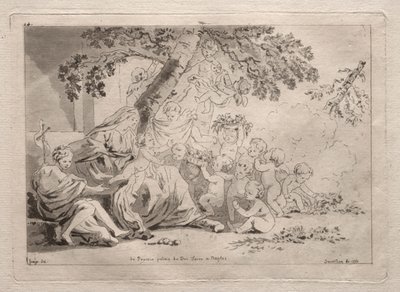 Heilige Familie met Putti door Yamaguchi Sekkei