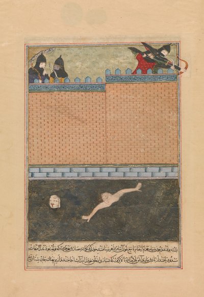 Belegering van Bagdad, folio uit een verspreide kopie van de Zafarnama..., 839 A.H.A.D. juni-juli 1436 door Ya