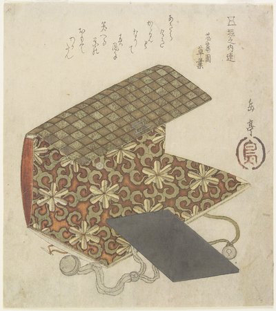 Patroonmap voor Horinouchi Circle, midden 19e eeuw door Yashima Gakutei