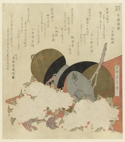 Stilleven met een kalebas door Yashima Gakutei