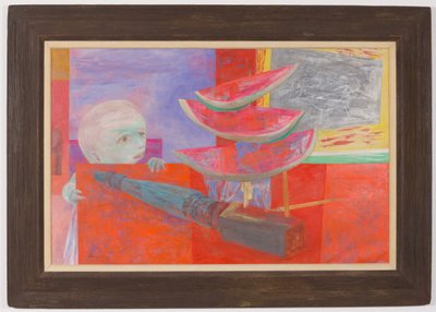 Forbidden Fruit door Yasuo Kuniyoshi