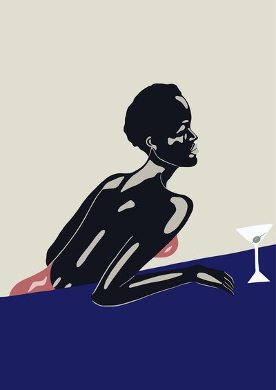 Avonddrankje door Yi Xiao Chen