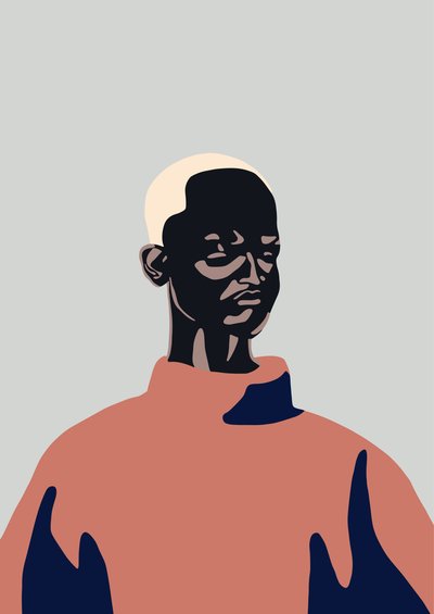 Zonder Titel Portret door Yi Xiao Chen