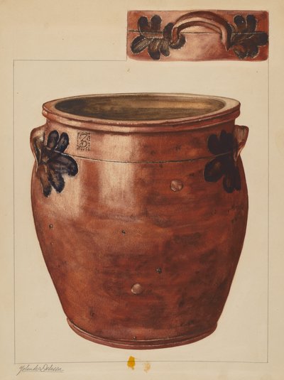 Kruik, ca. 1937 door Yolande Delasser