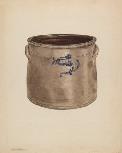 Kruik, waarschijnlijk 1937-1938 door Yolande Delasser