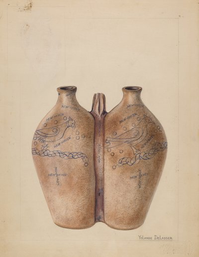 Gemel Fles, ca. 1936 door Yolande Delasser