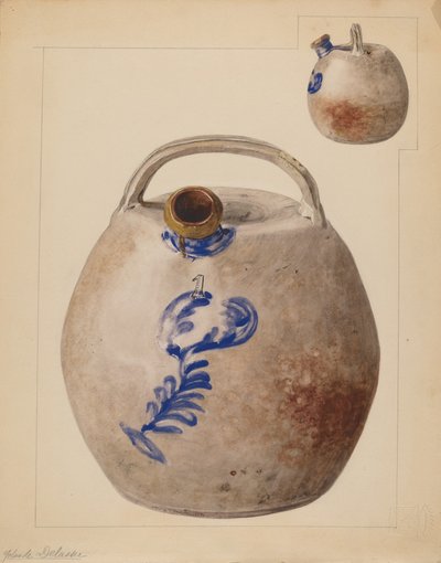 Oogstkruik, ca. 1937 door Yolande Delasser