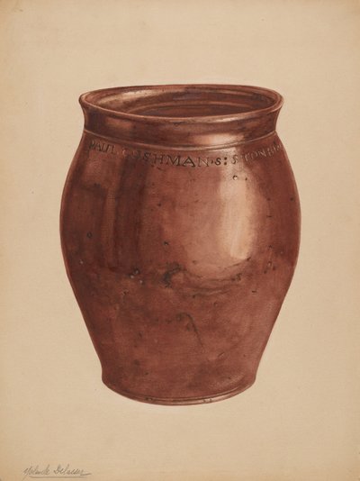 Pot, ca. 1937 door Yolande Delasser