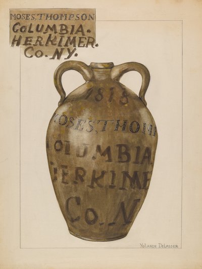 Kruik, ca. 1936 door Yolande Delasser