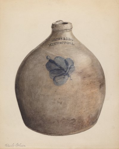 Kruik, ca. 1937 door Yolande Delasser