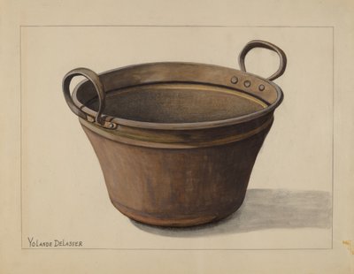 Ketel, ca. 1935 door Yolande Delasser