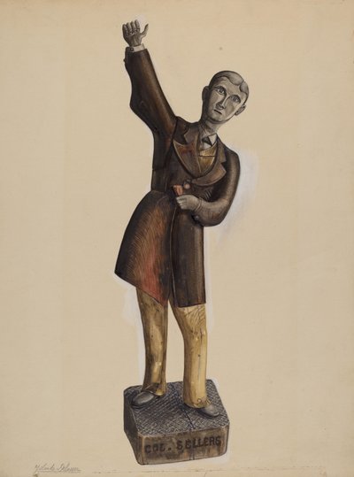 Medicijnman, ca. 1937 door Yolande Delasser