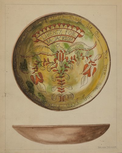 Duitse Bord, ca. 1937 door Yolande Delasser