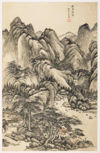 Zuivere Bijeenkomst in een Lente, uit een album van 12 bladen door Yongxi Jin
