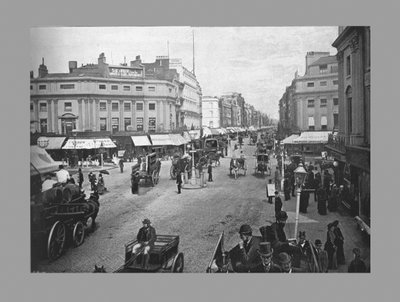 Regent Circus en Oxford Street, kijkend naar het oosten, c1900 door York and Son