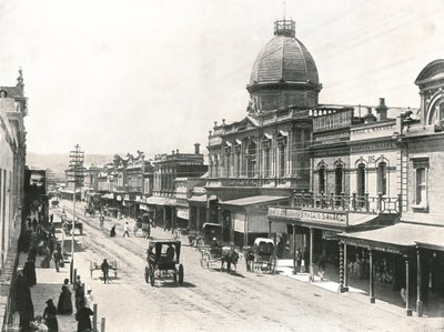 Rundle Street, Adelaide, Australië, 1895 door York and Son