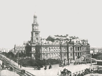 Het Nieuwe Stadhuis, Sydney, Australië, 1895 door York and Son