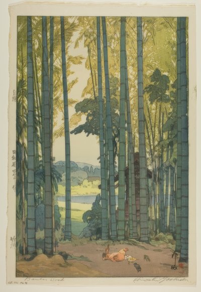 Bamboebos door Yoshida Hiroshi