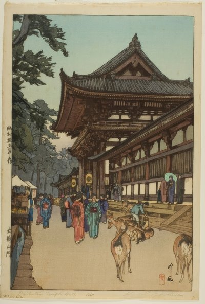 Diabutsu Tempelpoort door Yoshida Hiroshi