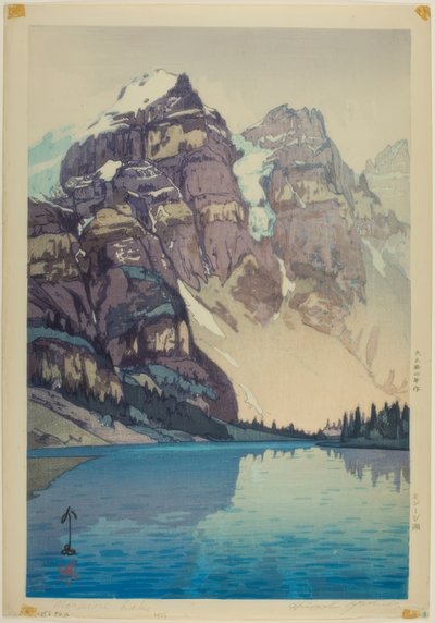 Moraine-meer door Yoshida Hiroshi