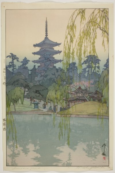 Sarusawa-vijver door Yoshida Hiroshi