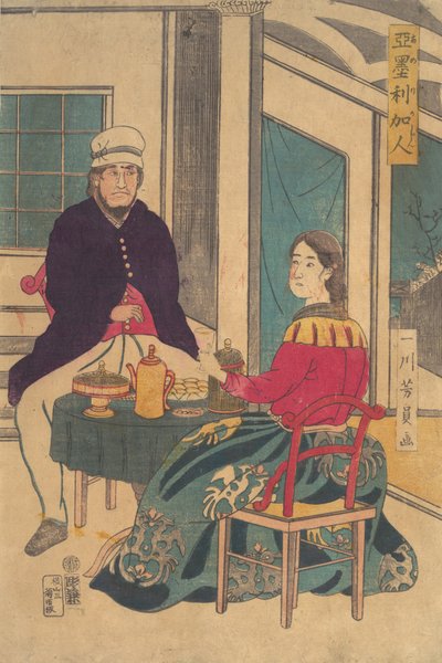 Amerikajin, 1862 door Yoshikazu