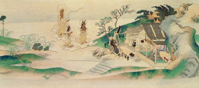 Amitayus Boeddha en twee Bodhisattva