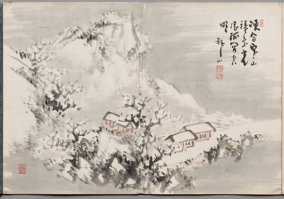 Schilderij dertien uit Album van schilderijen door Haizan door Yoshitsugu Haizan