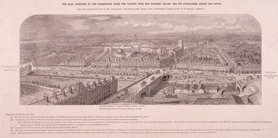 Holborn Viaduct, Londen, ca. 1865 door Young