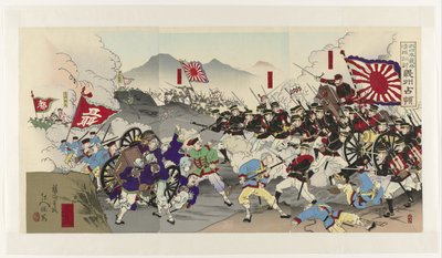 Het grootse Japanse leger onderwerpt China: bezetting van Uiju door Yôshû Nobuyasu