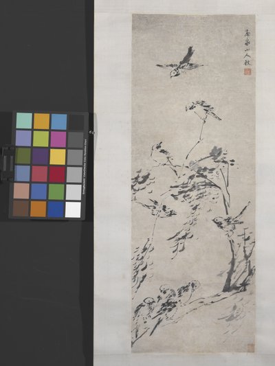 9 Vogels Op Takken door Yu Zhang
