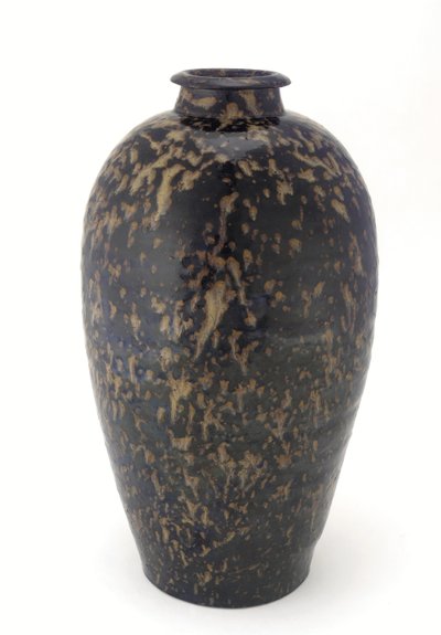 Fles met schildpadglazuur, Jiangxi provincie, 13e-14e eeuw door Yuan Dynasty Chinese School