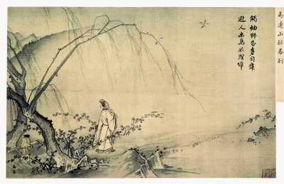 Op een Bergpad in de Lente, Song Dynastie door Yuan Ma
