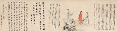 Yuan Mei en zijn vrouwelijke studenten door Yuan Mei