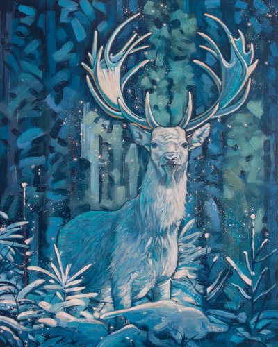 Frosty Hert door Yue Zeng