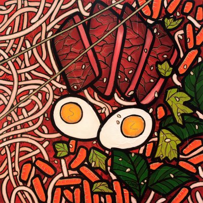 Ramen noedel rundvlees door Yue Zeng
