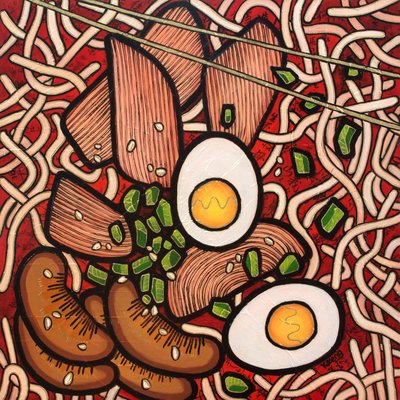 Ramen Noodle Kip door Yue Zeng