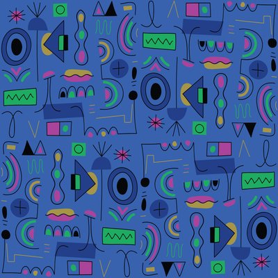 Naadloos patroon, 2018 vectorafbeelding door Yulia Drobova