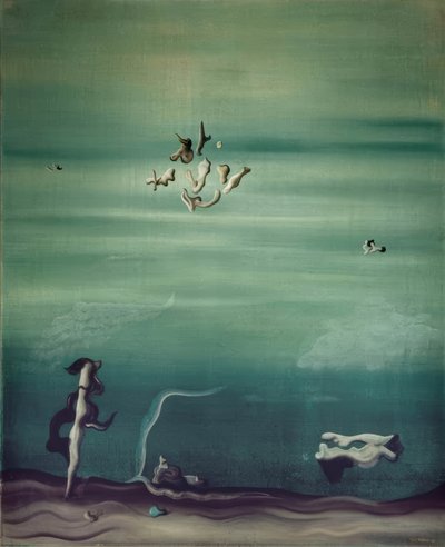 De geliefden door Yves Tanguy