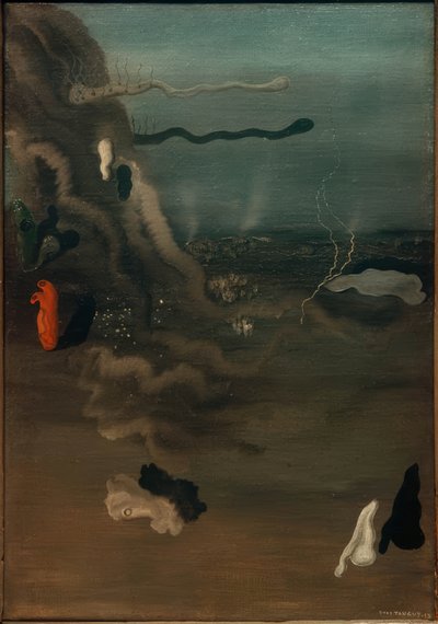 Zonder titel (Surrealistisch. Compositie.) door Yves Tanguy