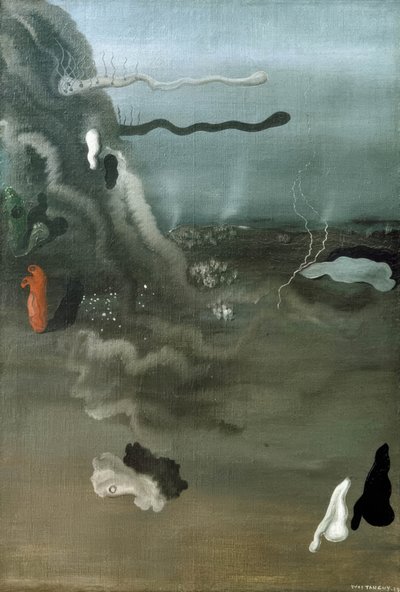 Zonder titel (Surrealistisch. Compositie.) door Yves Tanguy