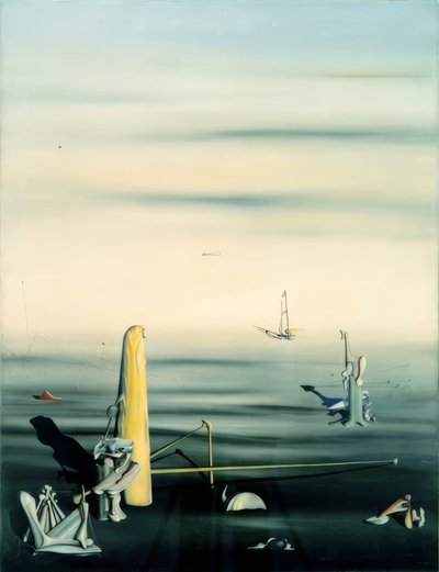 Zon in haar juwelendoosje door Yves Tanguy