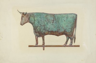 Stier Weervaan, ca. 1941 door Zabelle Missirian