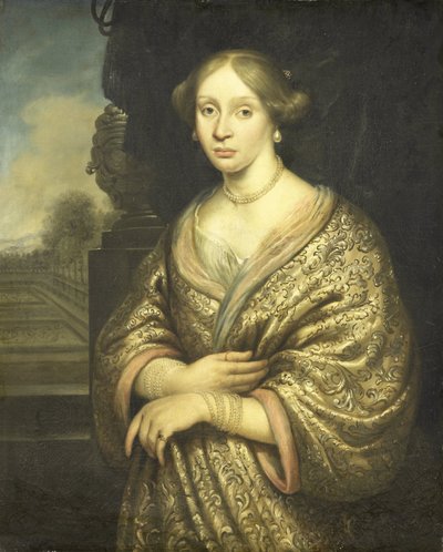 Portret van Petronella van der Burcht (1657-1682) door Zacharias Blijhooft