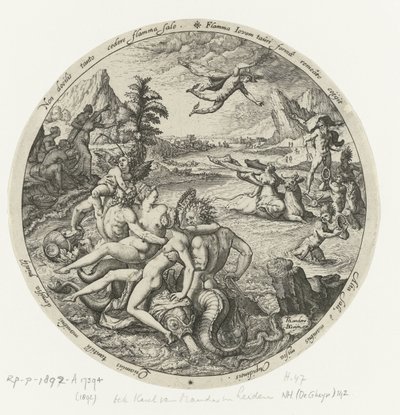 De roof van Europa door Zacharias Dolendo (attributed to)