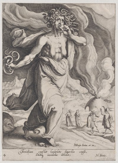 Afgunst, uit Deugden en Ondeugden door Zacharias Dolendo