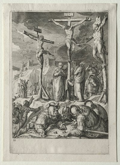 Passieset:  De kruisiging door Zacharias Dolendo