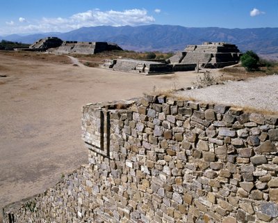 Zicht op het Systeem IV (500 v.Chr.-850 n.Chr.) door Zapotec Zapotec