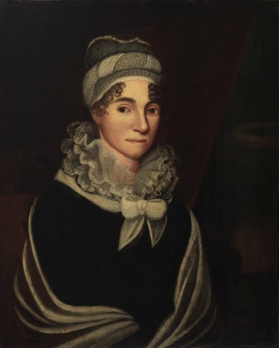 Portret van een vrouw door Zedekiah Belknap