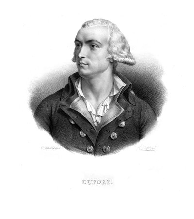 Adrien Duport, ca. 1820 door Zephirin Felix Jean Marius Belliard